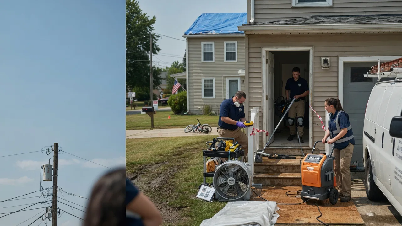 Water Damage Repair in Ohlman, IL near me